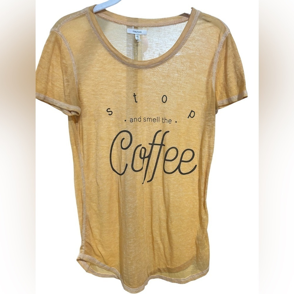 Stop and Smell the Coffee T-Shirt - Picture 1 of 6